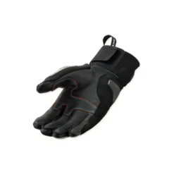 Guanti In Pelle E Tessuto Revit Combustion Nero Grigio Chiaro