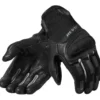 Guanti In Pelle E Tessuto Revit Striker 3 Nero Argento