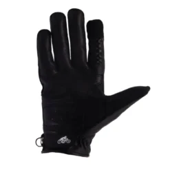 Guanti In Pelle Helstons Logo Ete Hinckley Nero