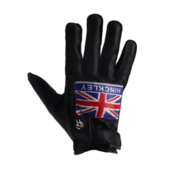 Guanti In Pelle Helstons Logo Ete Hinckley Nero