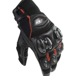 Guanti In Pelle Ls2 Spark II Nero Rosso