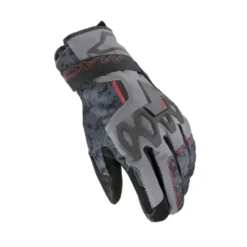Guanti In Pelle Macna Arcalon RTX Grigio Rosso