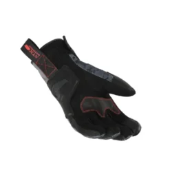 Guanti In Pelle Macna Arcalon RTX Grigio Rosso