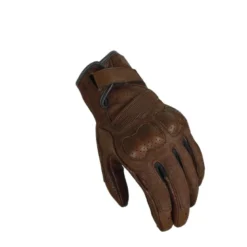 Guanti In Pelle Macna Bold Marrone Scuro
