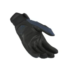 Guanti in Pelle Macna Obtain Leather Blu Nero