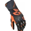Guanti In Pelle Macna Powertrack Blu scuro Arancio