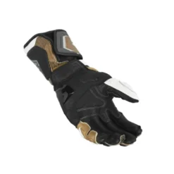 Guanti In Pelle Macna Powertrack 2.0 Nero Bianco Oro