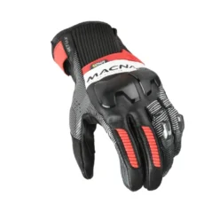 Guanti In Pelle Macna Ultraxx 2.0 Nero Rosso