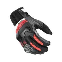 Guanti In Pelle Macna Ultraxx 2.0 Nero Rosso