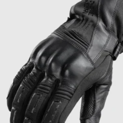 Guanti In Pelle Rebelhorn Tracer Nero
