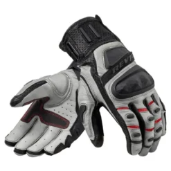 Guanti In Pelle Revit Cayenne 2 Nero Argento