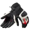 Guanti In Pelle Revit Dirt 4 Nero-Rosso