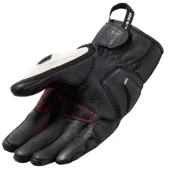 Guanti In Pelle Revit Dirt 4 Nero-Rosso