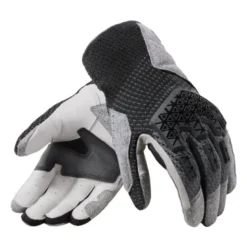 Guanti In Pelle Revit Offtrack 2 Nero Argento