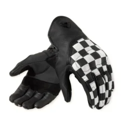 Guanti In Pelle Revit Redhill Bianco Nero