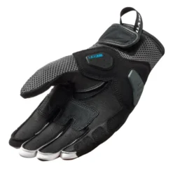 Guanti In Pelle Revit Ritmo Nero Grigio