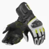 Guanti In Pelle Revit RSR 3 Nero Giallo Neon