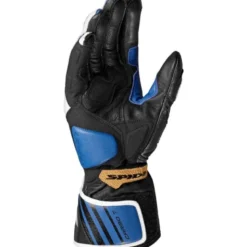 Guanti In Pelle Spidi Carbo 7 Blu Oro