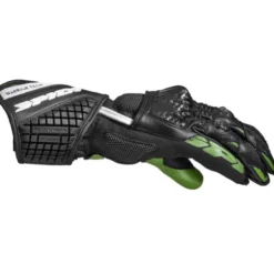 Guanti In Pelle Spidi Carbo 5 Nero Verde