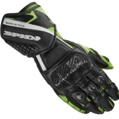 Guanti In Pelle Spidi Carbo 5 Nero Verde