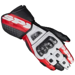 Guanti In Pelle Spidi Carbo Track Evo 2 Rosso