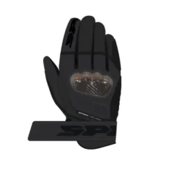 Guanti In Pelle Spidi Power Carbon Nero