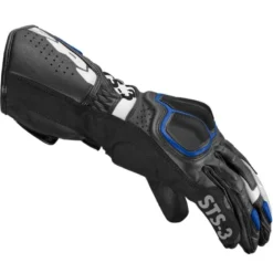 Guanti In Pelle Spidi Sts-3 Nero Blu