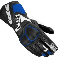 Guanti In Pelle Spidi Sts-3 Nero Blu