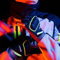 Guanti In Pelle Spidi X-Force Giallo Fluo