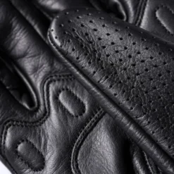 Guanti In Tessuto Blauer Combo Denim Nero