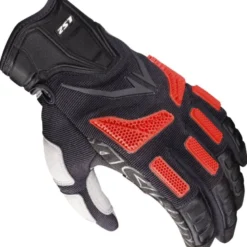 Guanti in Tessuto LS2 Ravin Nero Rosso