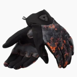 Guanti in Tessuto Revit Continent Wb Nero Arancio