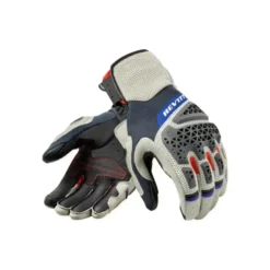 Guanti In Tessuto Revit Sand 5 Argento Rosso