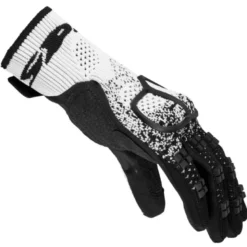 Guanti In Tessuto Spidi Cross Knit Nero