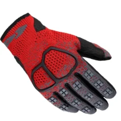 Guanti In Tessuto Spidi Cross Knit Rosso