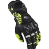 Guanti Racing In Pelle Ls2 Feng Nero H-V Giallo