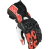 Guanti Racing In Pelle Ls2 Swift Rosso Fluo