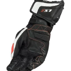 Guanti Racing In Pelle Ls2 Swift Rosso Fluo