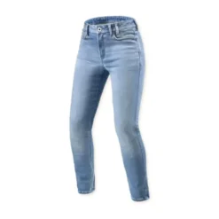 Jeans Donna Revit Shelby 3 Ladies Skinny Blu Chiaro Vintage L30 Accorciato