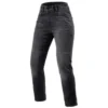Jeans Donna Revit Victoria 2 Ladies Sf Grigio Medio Slavato L30 Accorciato