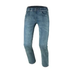Jeans Per Moto Macna Vinton Straight Fit Azzurro Allungato