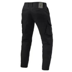 Jeans Uomo Revit Cargo 2 TF Nero L30 Extra Accorciato