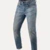 Jeans Uomo Revit Detroit 3 Tapered Medio Blu Vintage Allungato L36