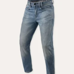 Jeans Uomo Revit Detroit 3 Tapered Medio Blu Vintage Allungato L36