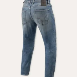 Jeans Uomo Revit Detroit 3 Tapered Medio Blu Vintage Allungato L36