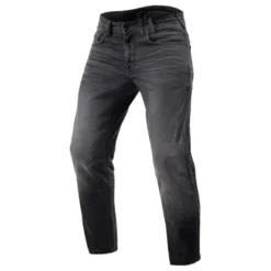 Jeans Uomo Revit Detroit 2 Tf Grigio Medio Slavato L36 Allungato