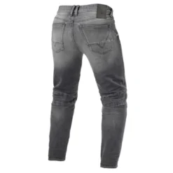 Jeans Uomo Revit Moto 2 Tf Grigio Medio Slavato L30 Extra Accorciato