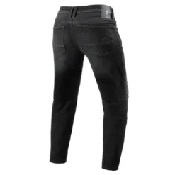 Jeans Uomo Revit Moto 2 Tf Grigio Scuro Slavato L30 Extra Accorciato