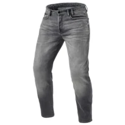 Jeans Uomo Revit Ortes TF Grigio Medio Slavato L34 Standard