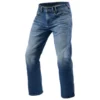 Jeans Uomo Revit Philly 3 Lf Blu Medio Slavato L36 Allungato